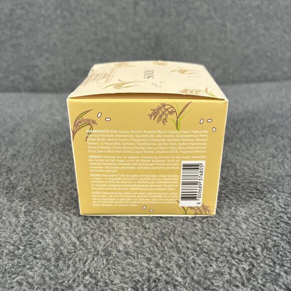 Korean SOQU Rice Face Cream Moisturizing & Brightening 2.48 oz - Picture 8 of 10